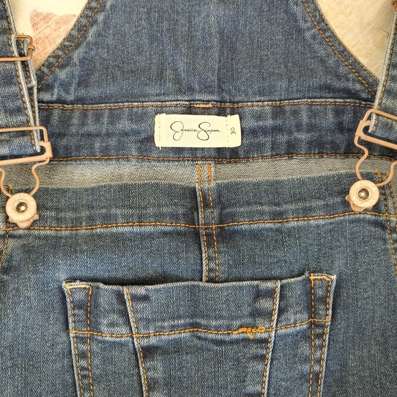 Jessica Simpson New Jean Short Overllas - Picture 3 of 6